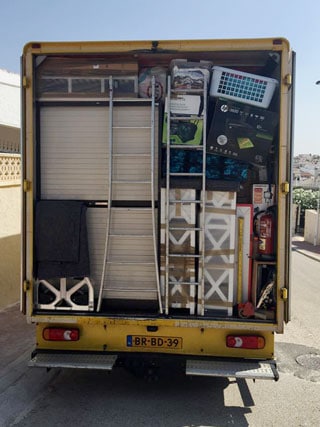 transport-spanien gut gepackt